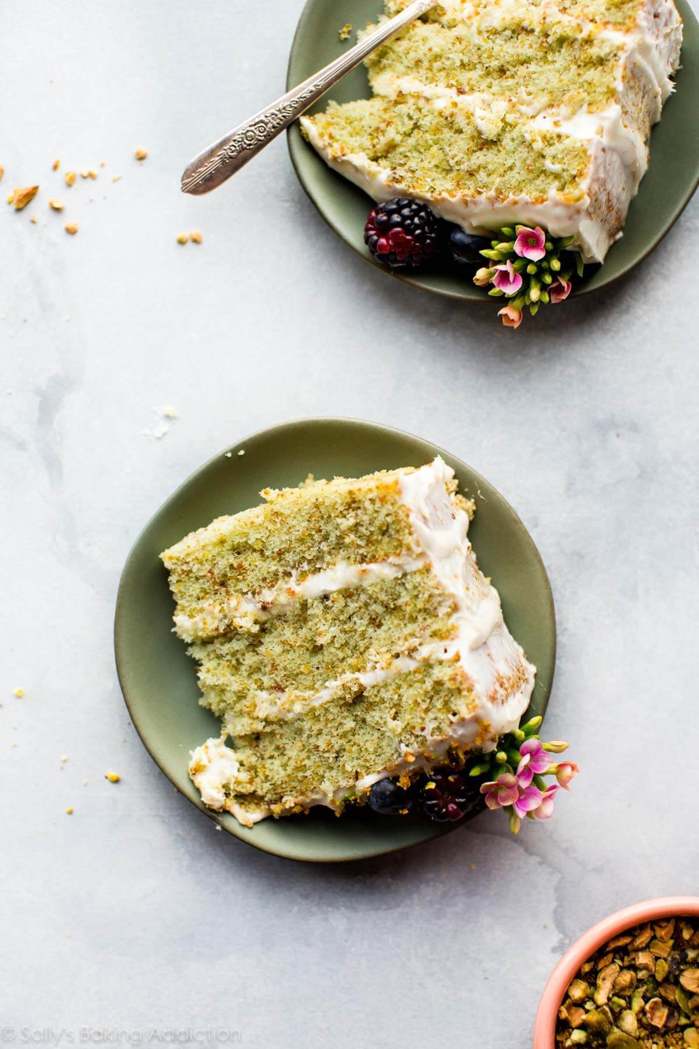 Pistachio Cake, Sally's Baking Addiction