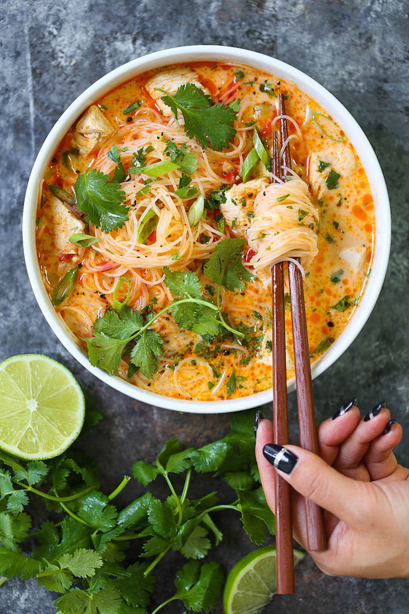 Thai Red Curry Noodle Soup (Credit: Damn Delicious)