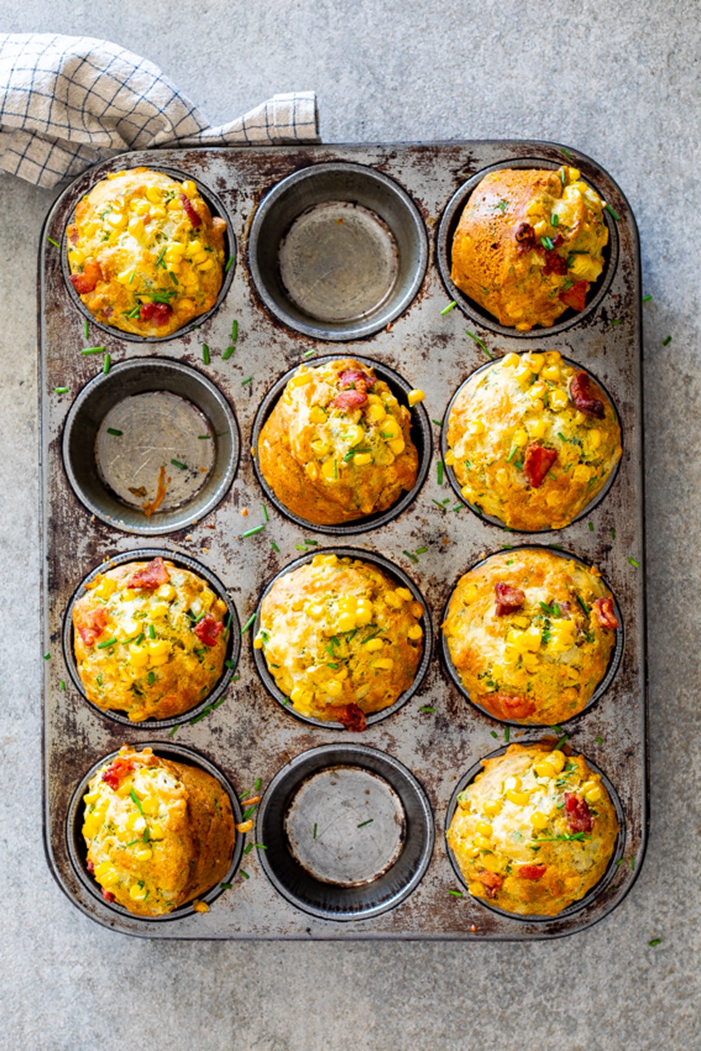 Bacon & Corn Muffins, Simply Delicious Food