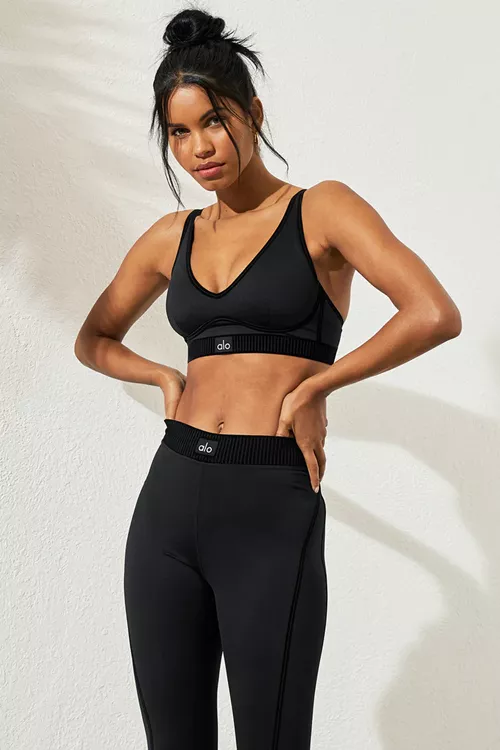 Gingham Seamless Sports Bra by Lorna Jane Online, THE ICONIC