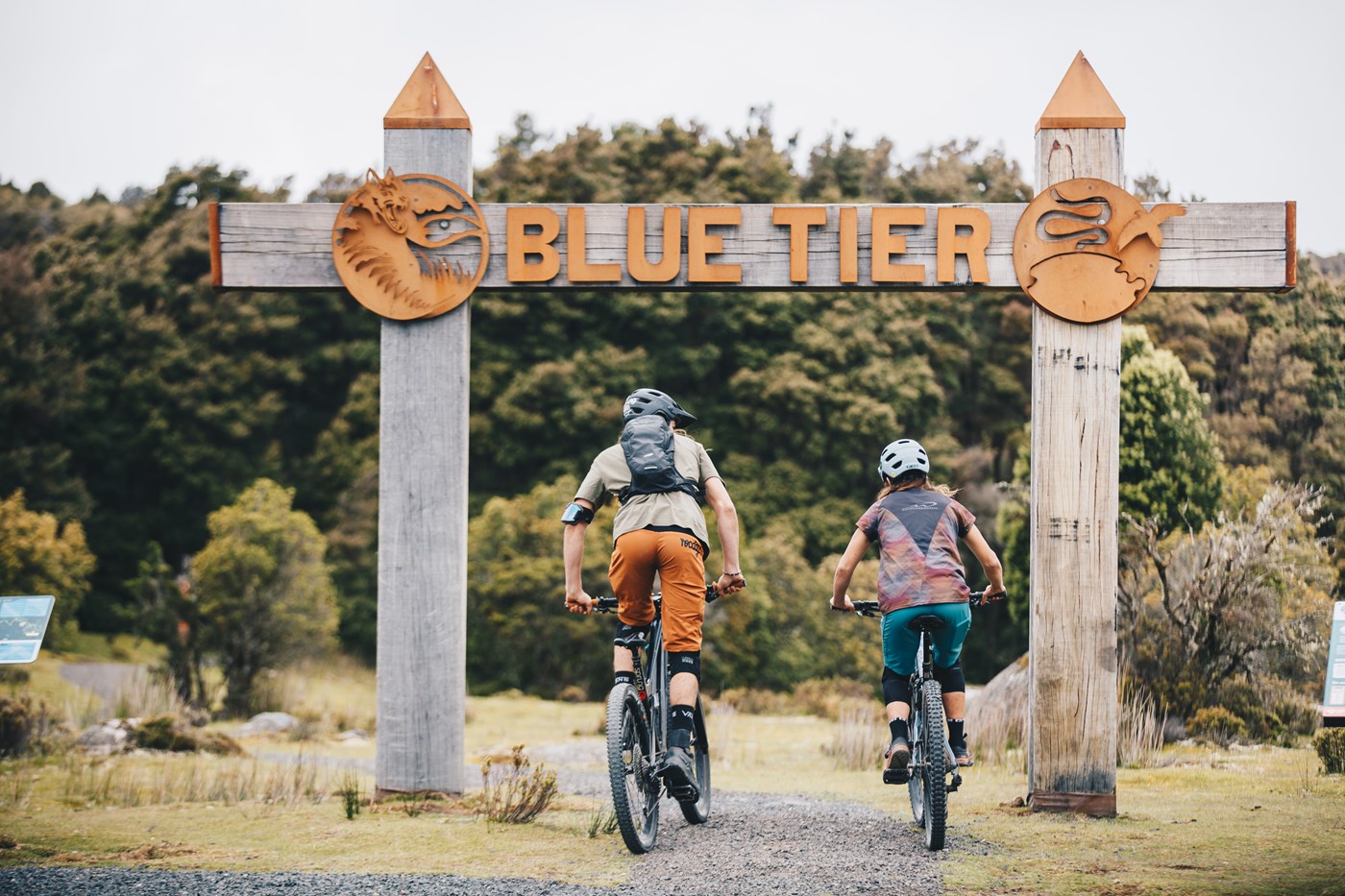 Mountain Bike Trail in St Helens Tasmania
