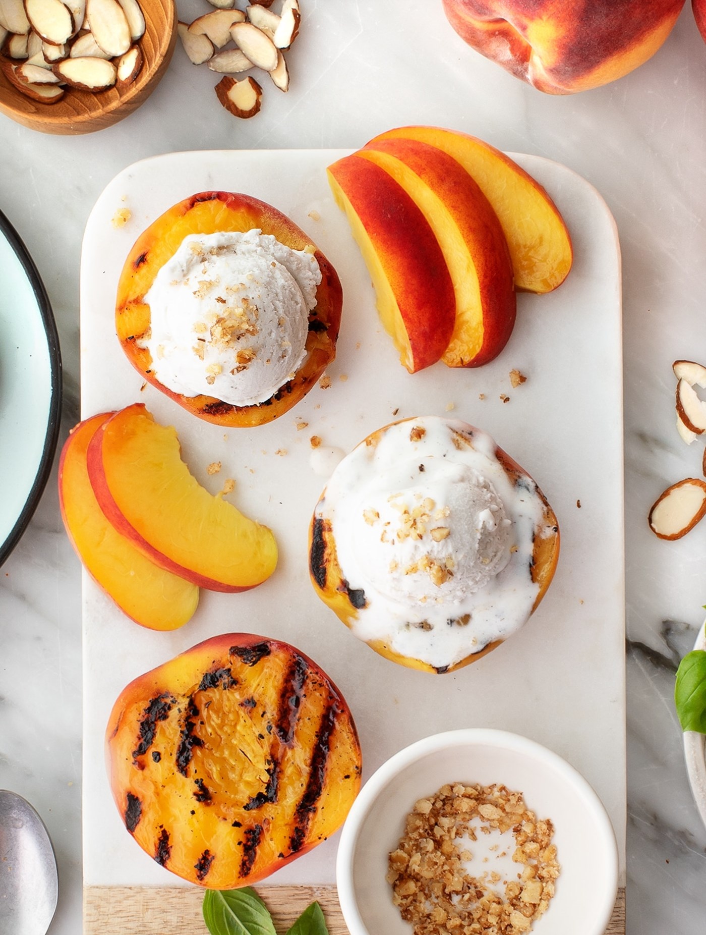Grilled Peaches, Love and Lemons