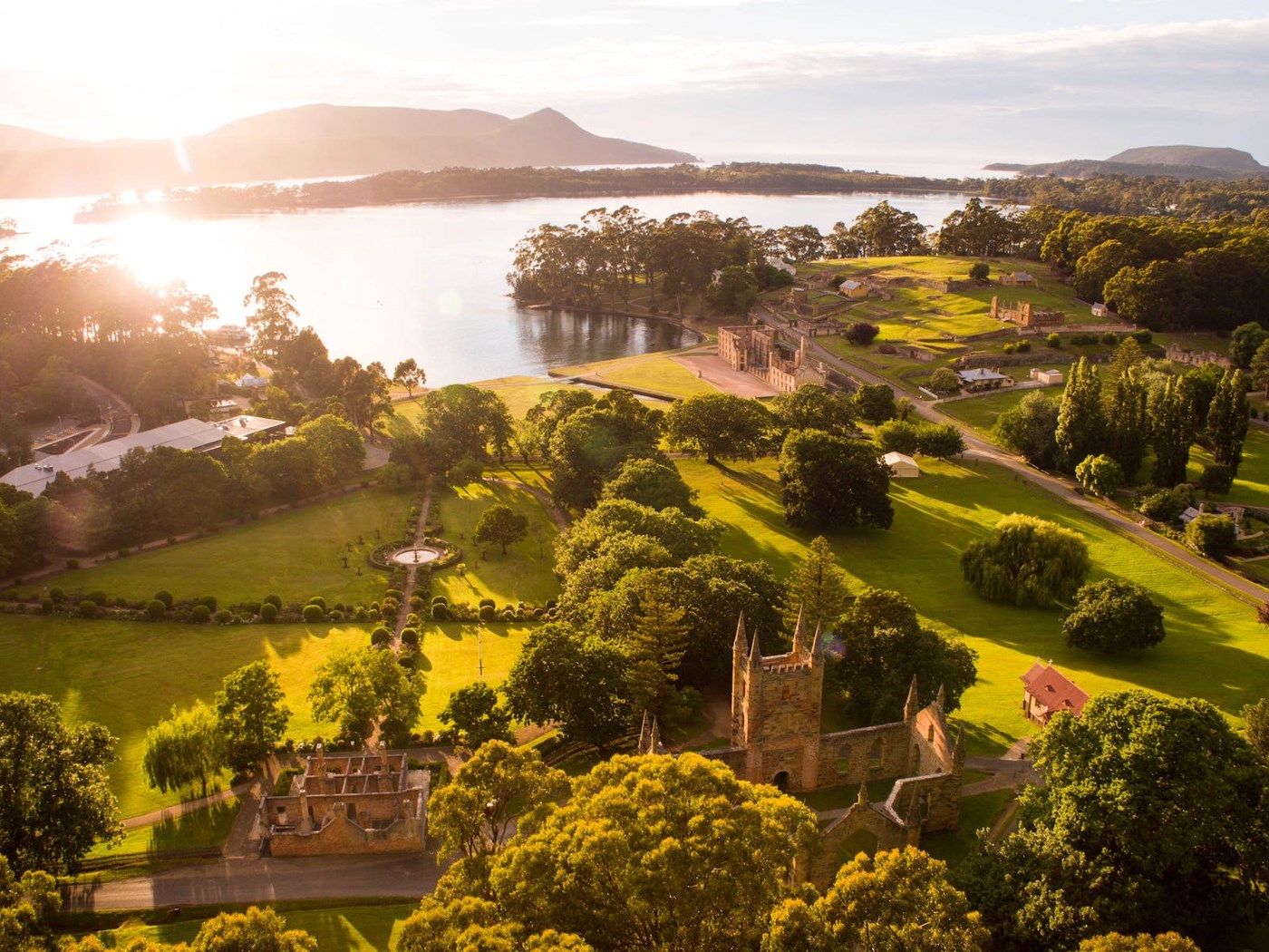 View of Port Arthur Landscape in Tasmania