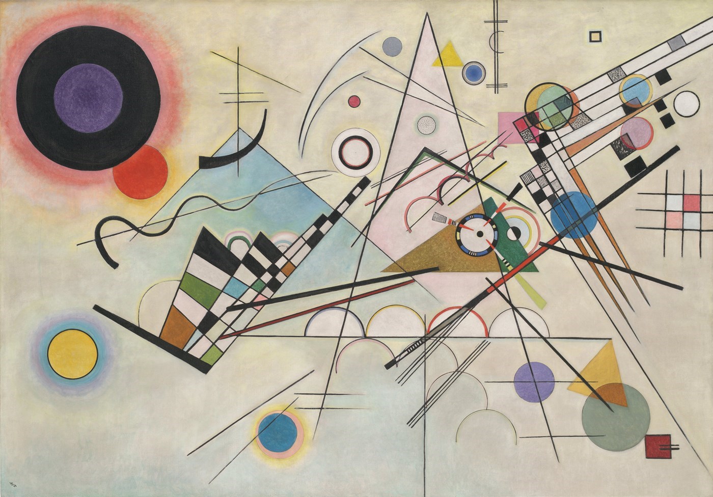 One of Kandinsky's iconic colourful abstract pieces