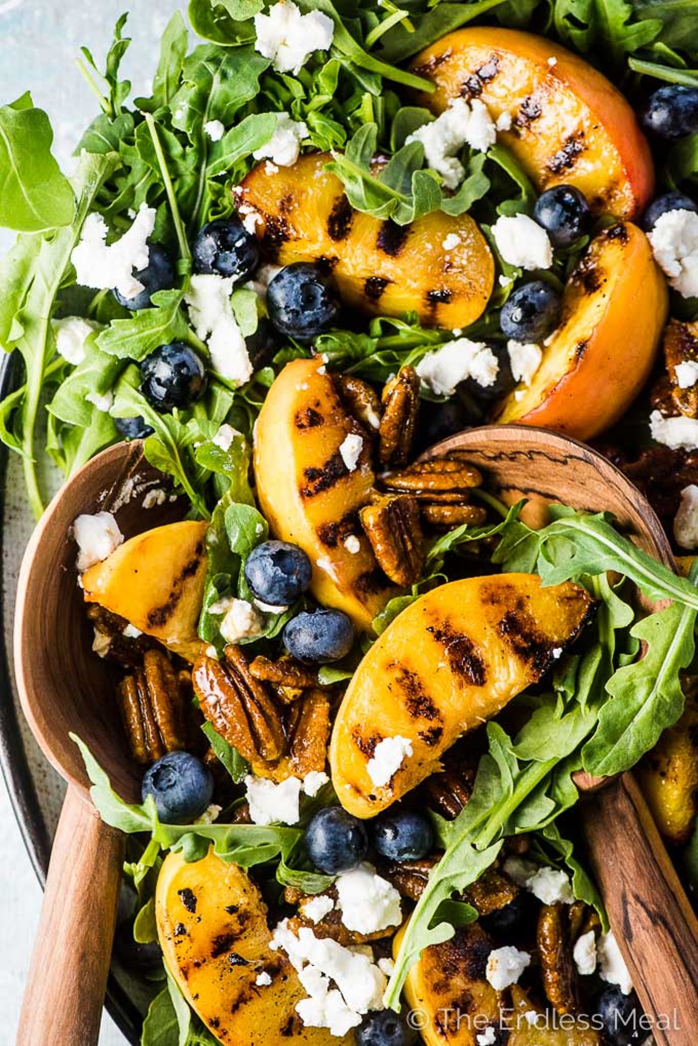 Grilled Peach Salad (Credit: The Endless Meal)