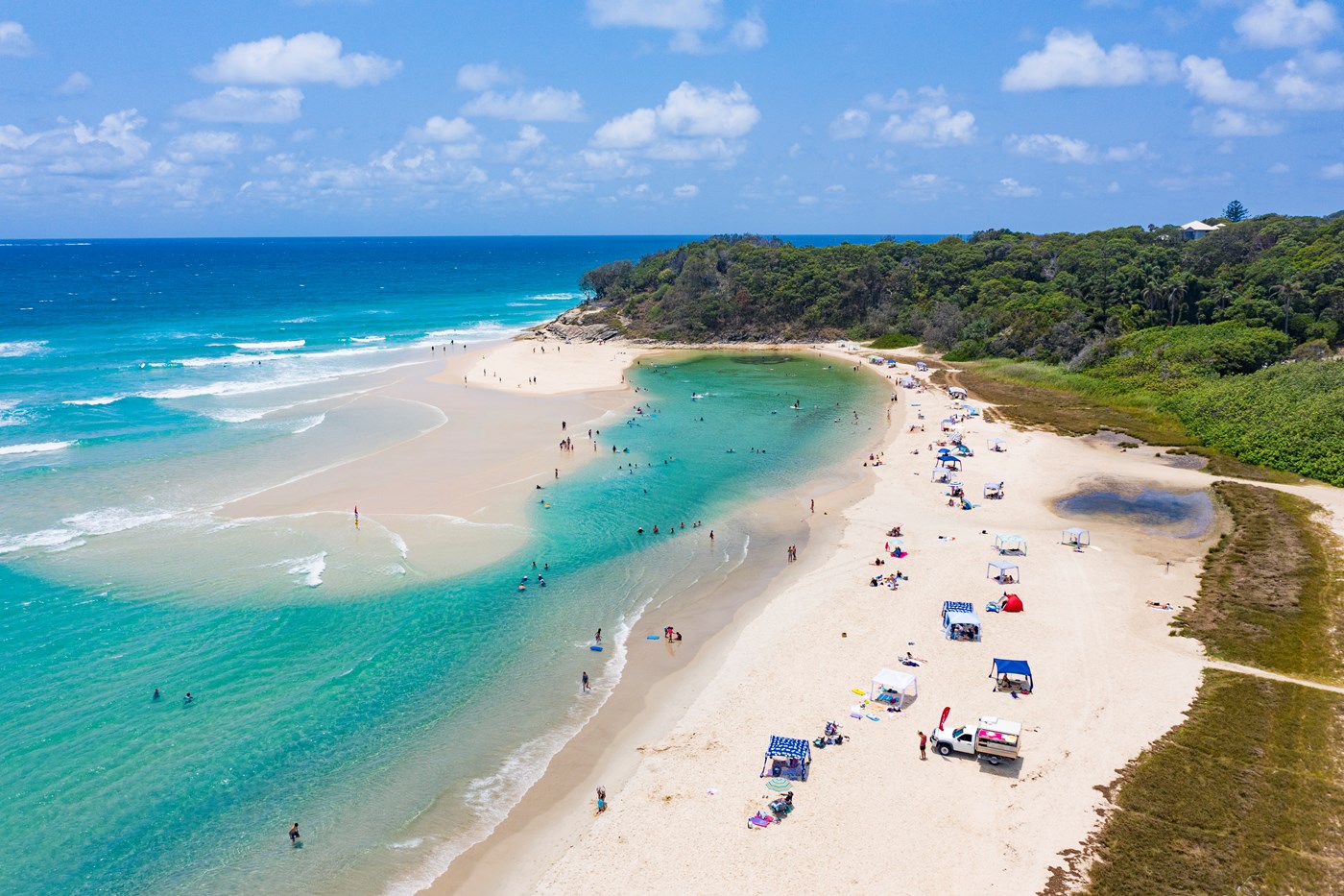 Cylinder Beach, Tourism and Events Queensland