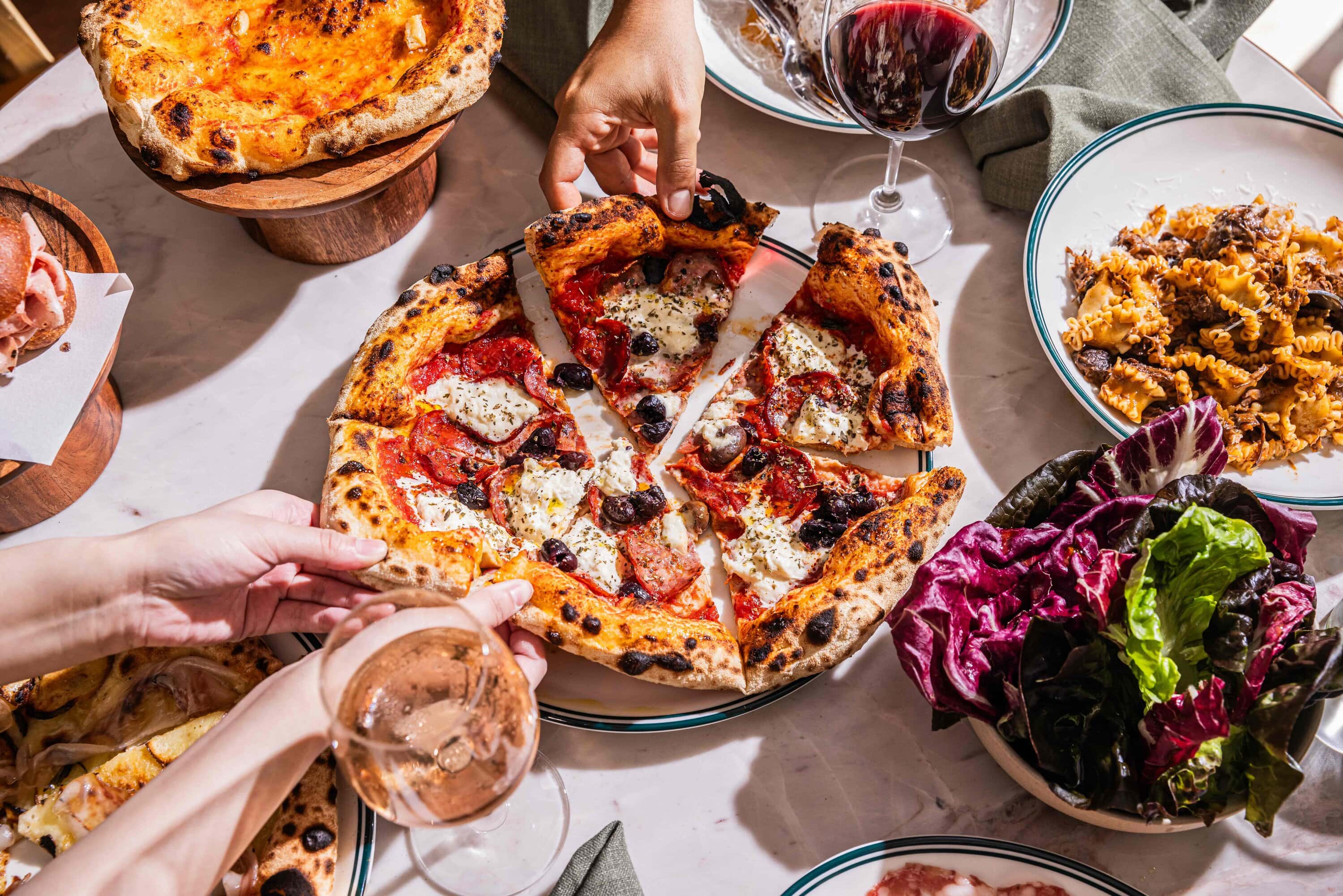 Pizza and pasta at Soluna