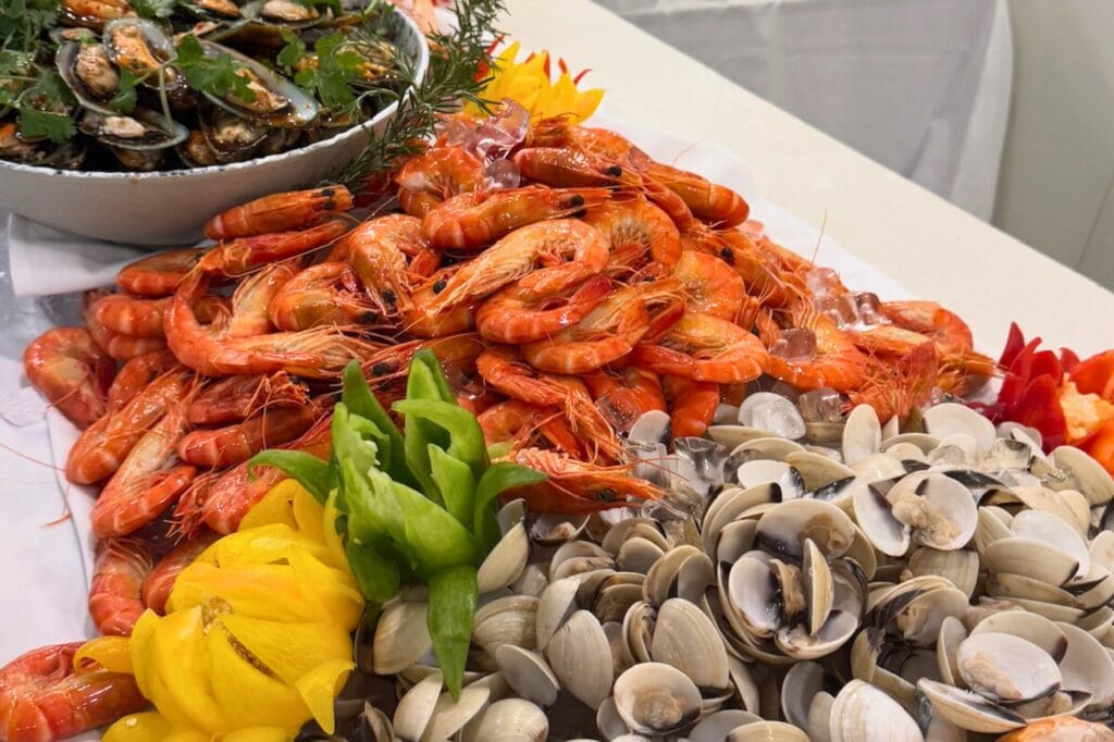 Seafood buffet at Pullman Hyde Park