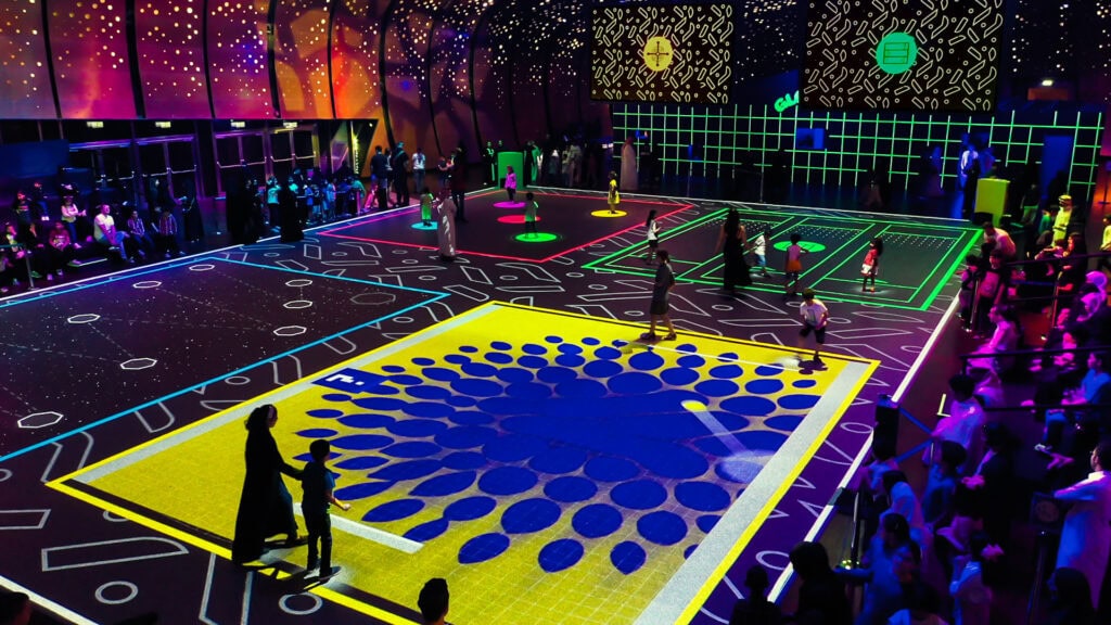 Augmented Games experience by Moment Factory.