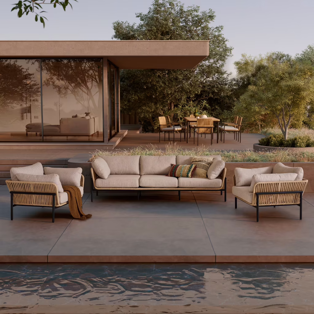 Outdoor lounge set from Castlery