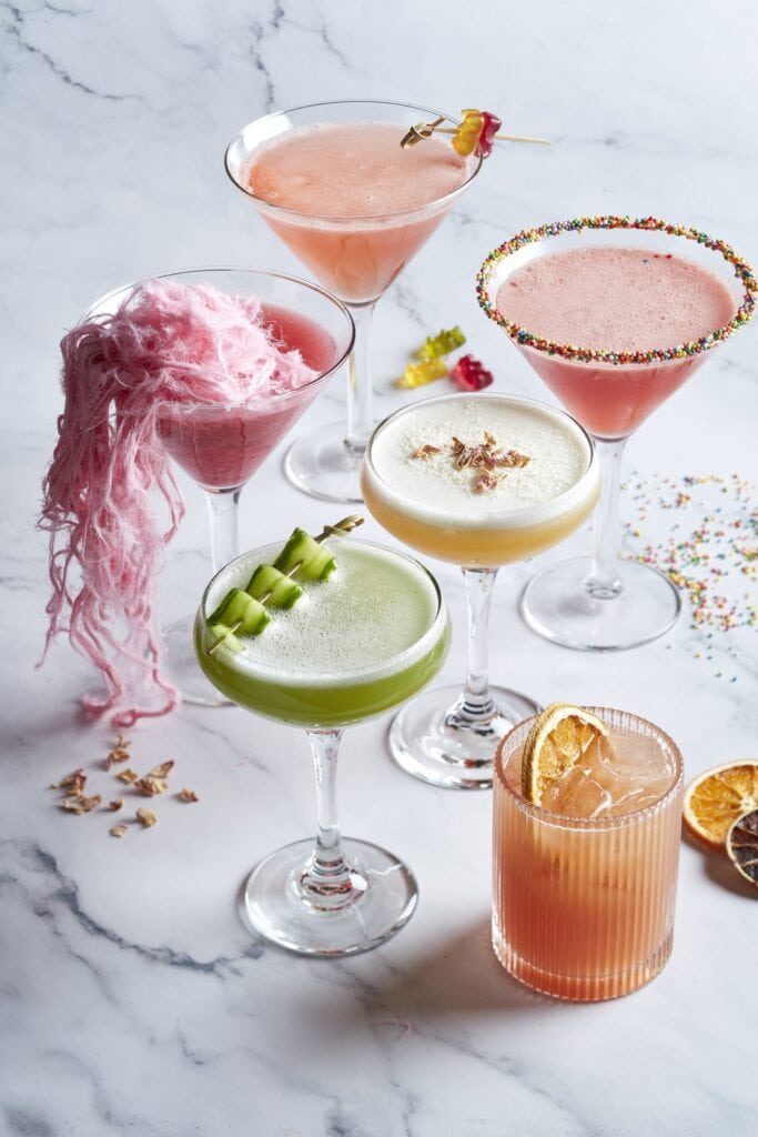 Li'l Darlin Crows Nest cocktail selection