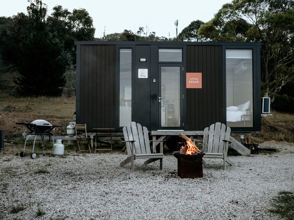 Little Edgar at Lake George Winery tiny house