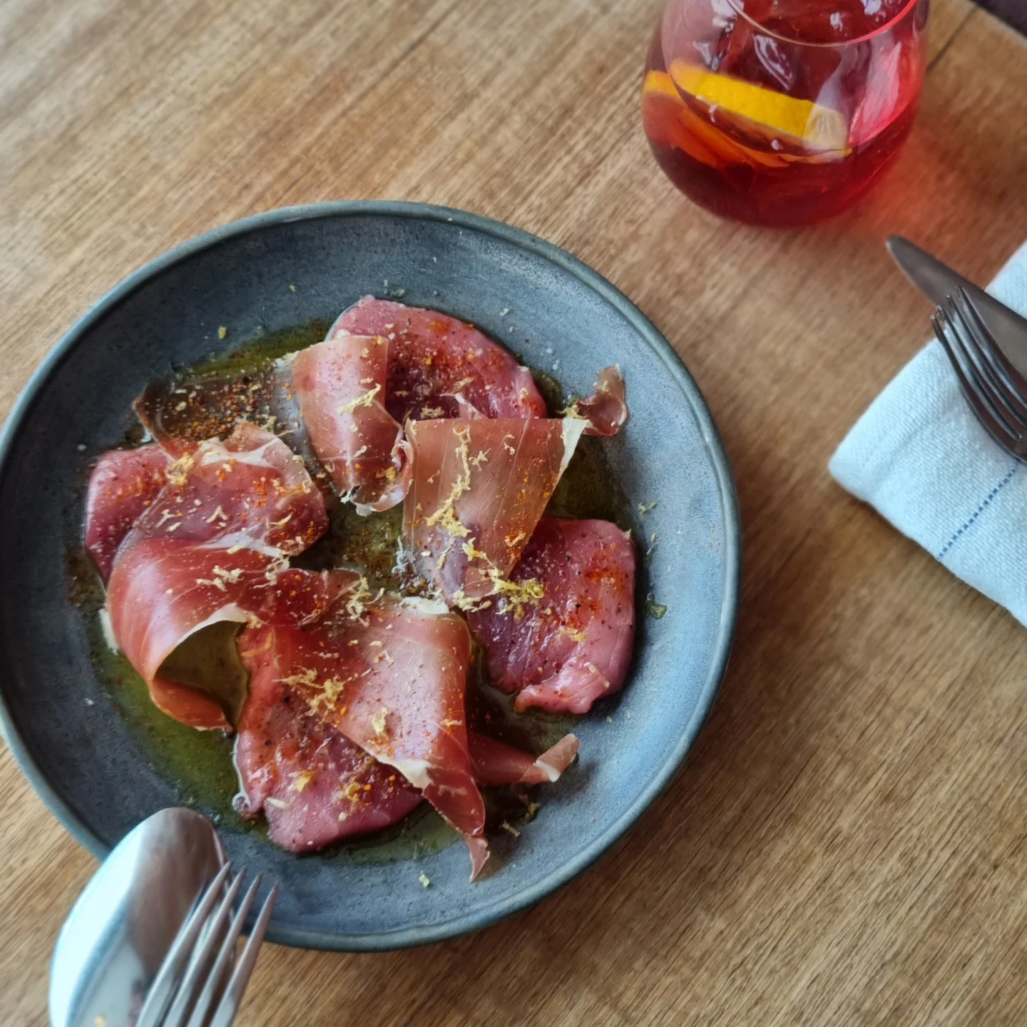 templo hobart prosciutto dish italian restaurant hobart 