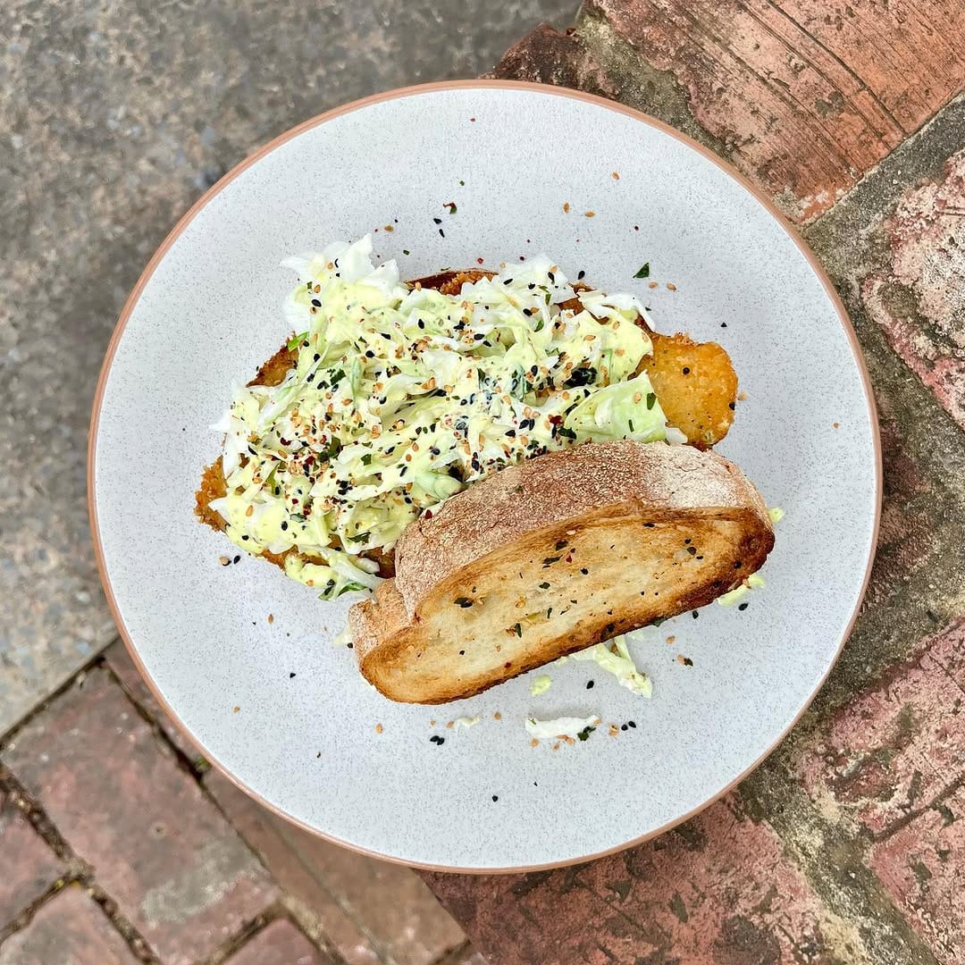 panko crumbed eggplant sandwich my granma ben bowden