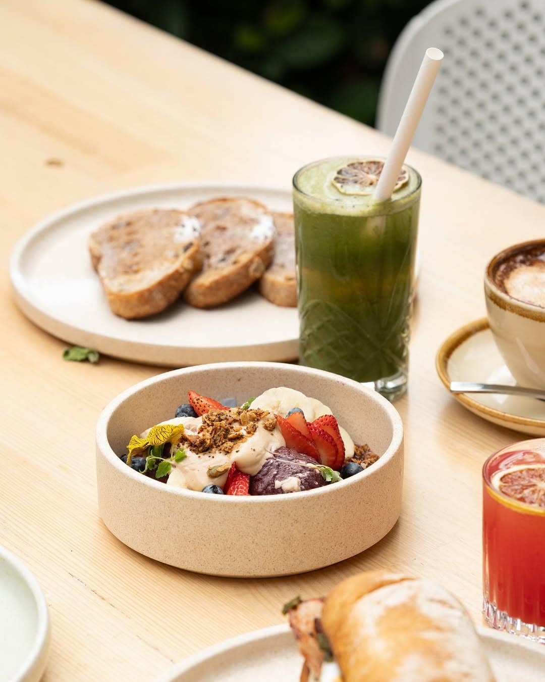 yolk cafe adelaide breakfast dishes and smoothies