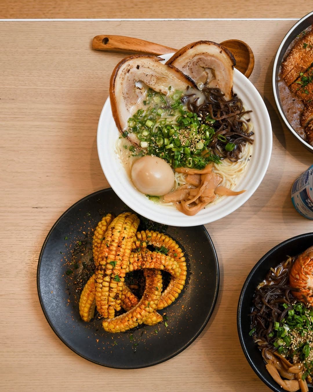 minimono adelaide ramen and corn ribs