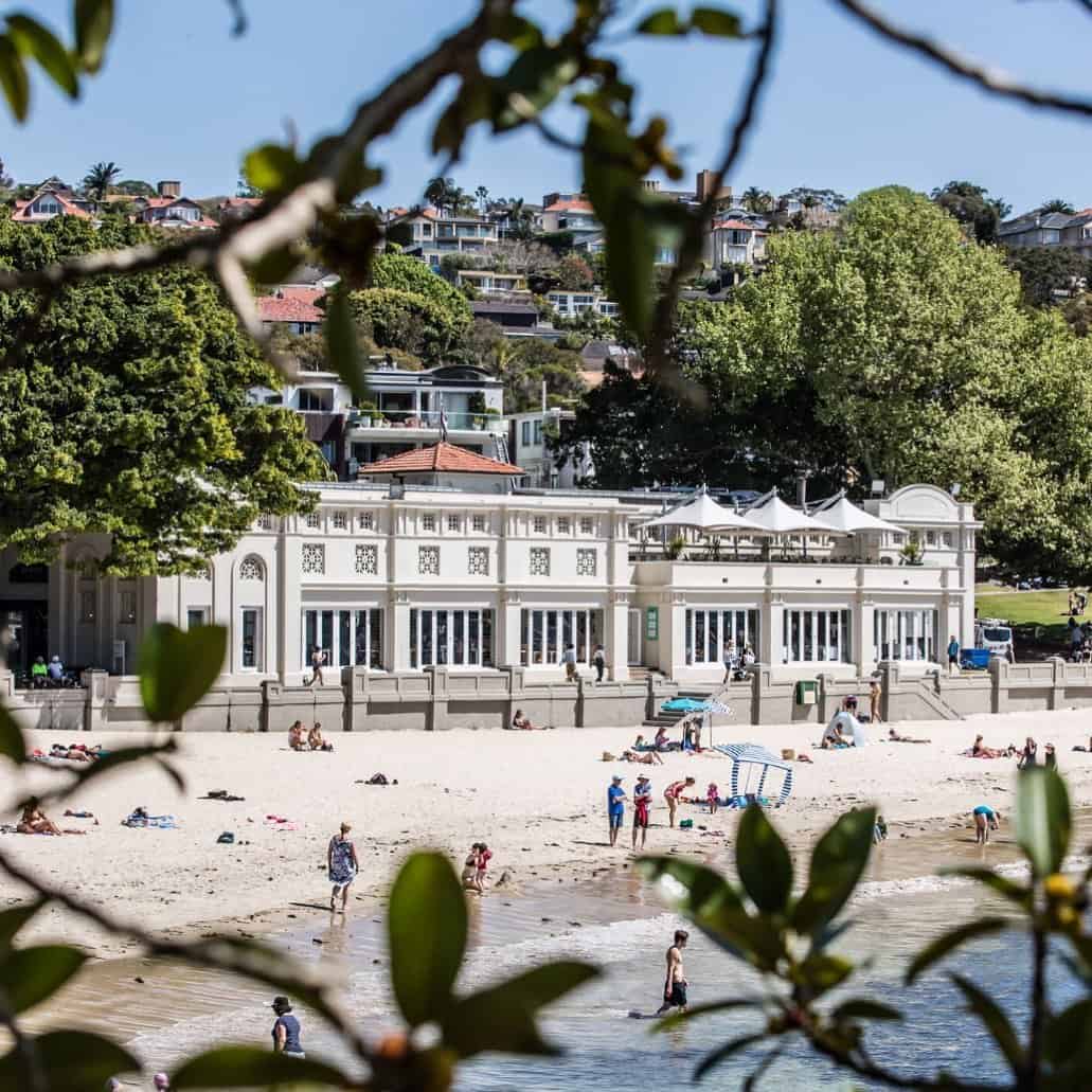 Bathers' Bistro is situated within the Bathers' Pavilion