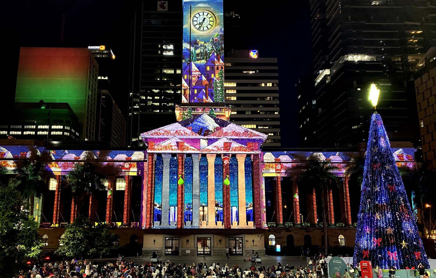 Brisbane City Hall Lights