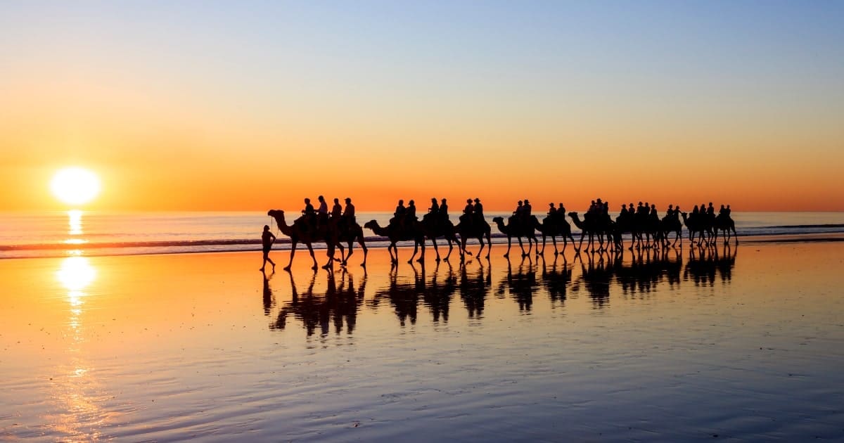 Cable Beach Camel Rides (Image Credit: Summerstar Tourist Parks)