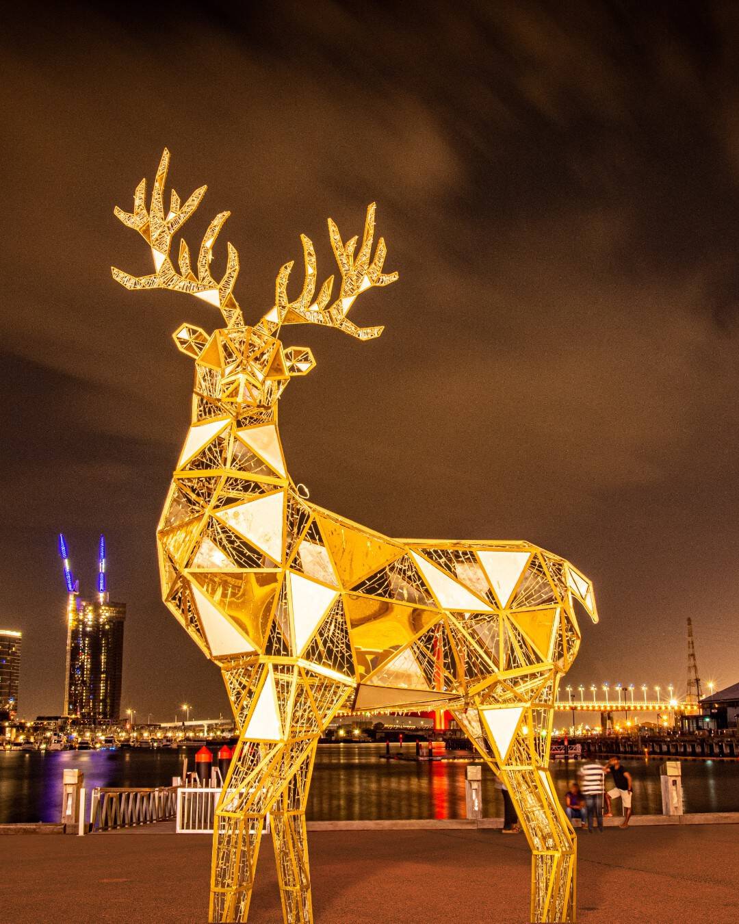 Melbourne Town Hall Christmas Projections (Image Credit: City of Melbourne)