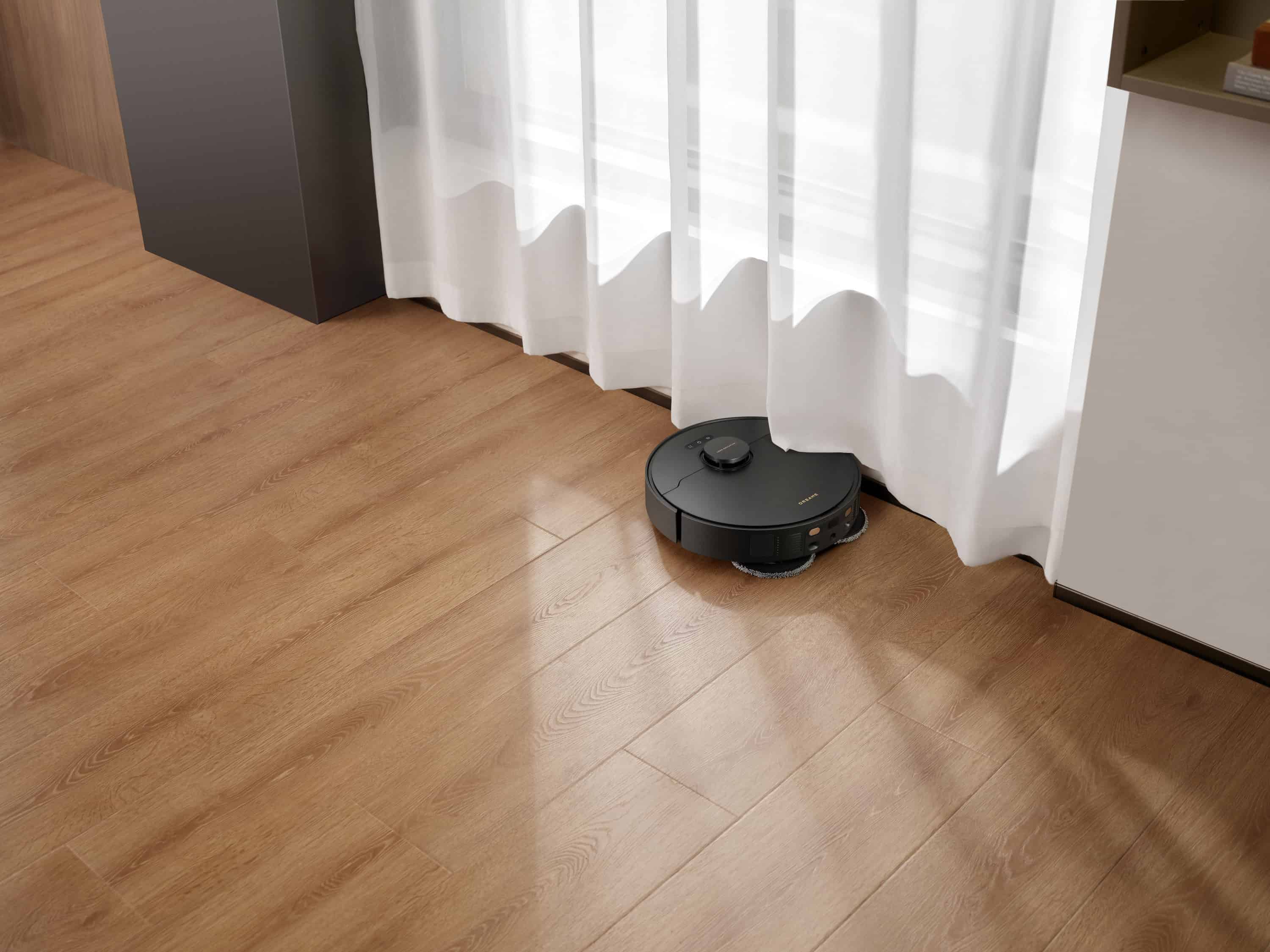 Robot vacuums getting stuck on curtains and cords is a thing of the past. Image: Dreame Technology