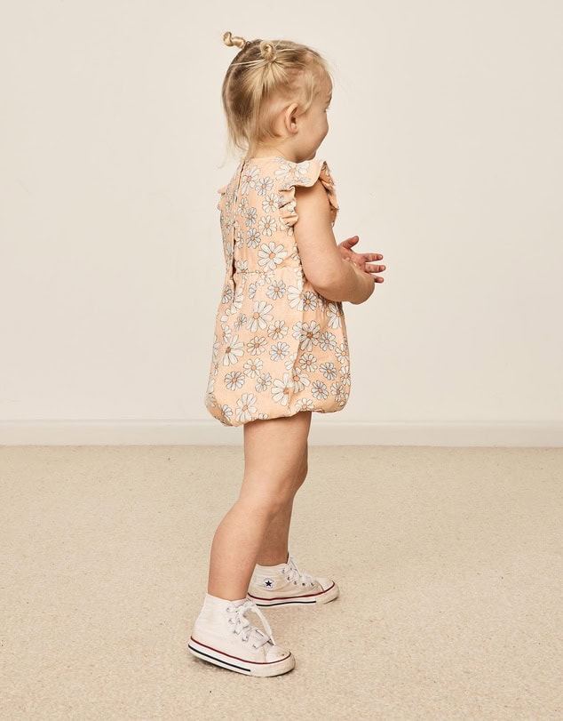 Peachy Keen Daisy Lani Romper, Goldie + Ace