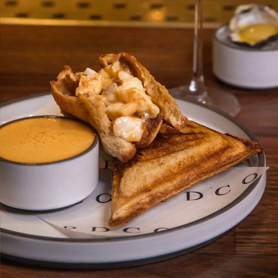 The Lobster Jaffle at Pearl Diver Co
