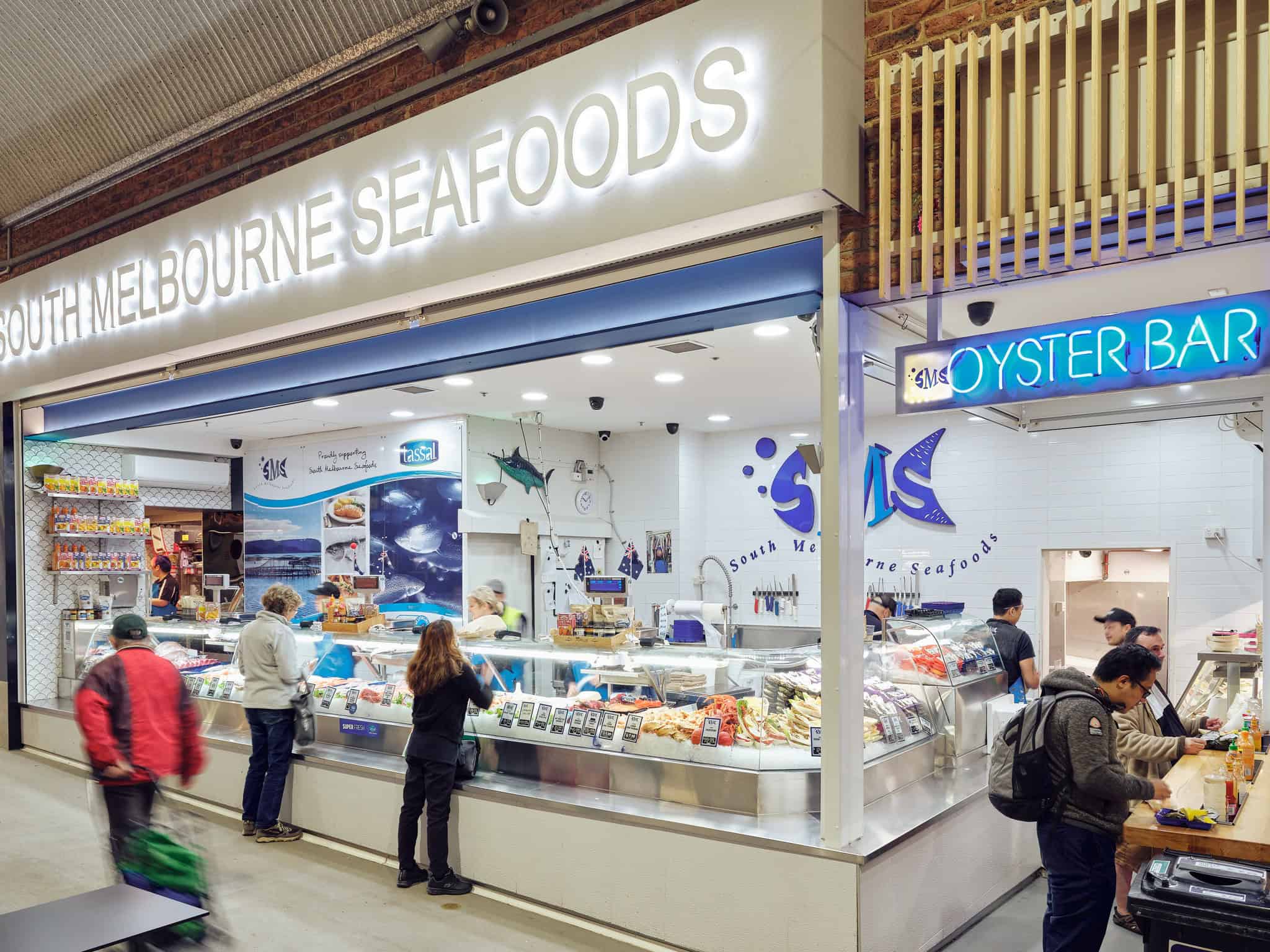 Oyster Bar at South Melbourne Seafoods 