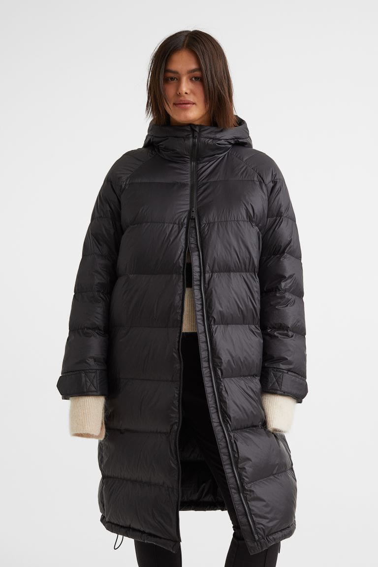 Knee Length Down Jacket