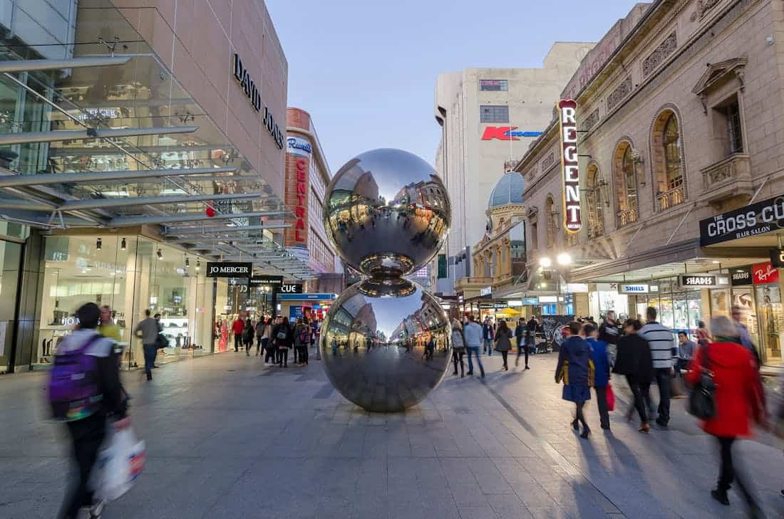 Rundle Mall (Image Credit: South Australian Tourism Commission)