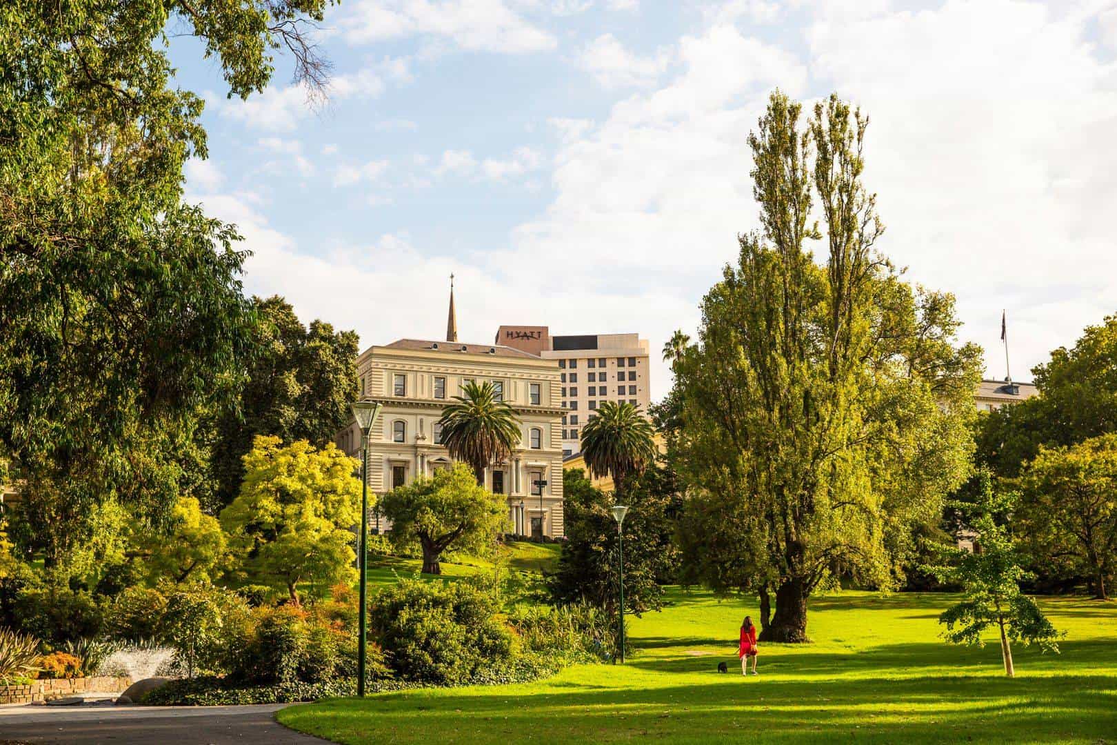 Treasury Gardens (Image Credit: Running Tours Melbourne)