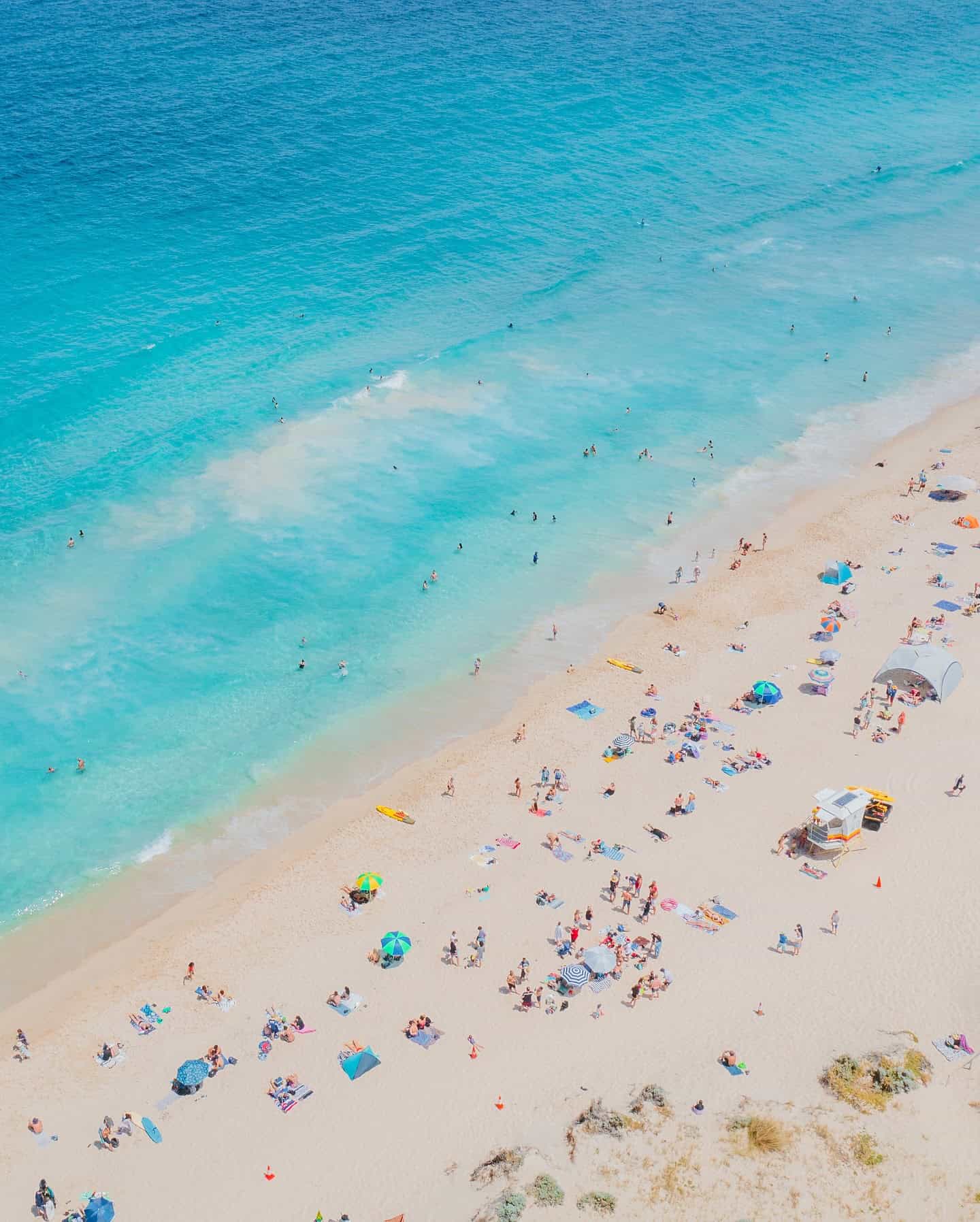 scarborough beach best beaches in perth birds eye view