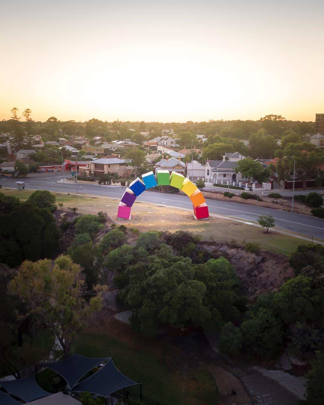 'Rainbow' by Marcus Canning (Image Credit: Sky Perth)