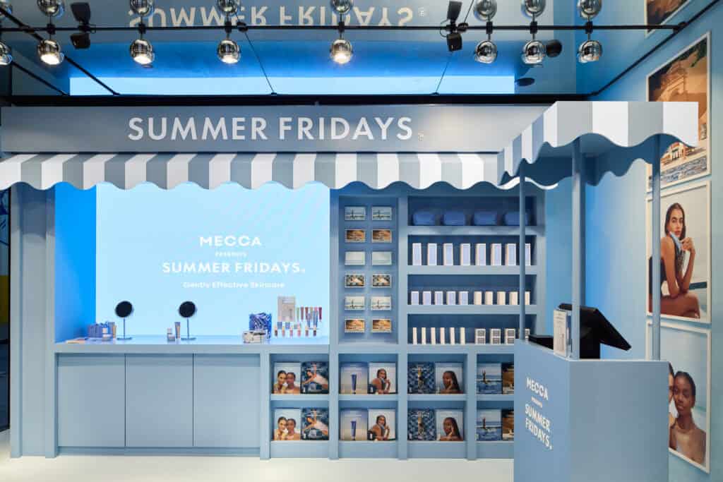 MECCA Newstand pop-up