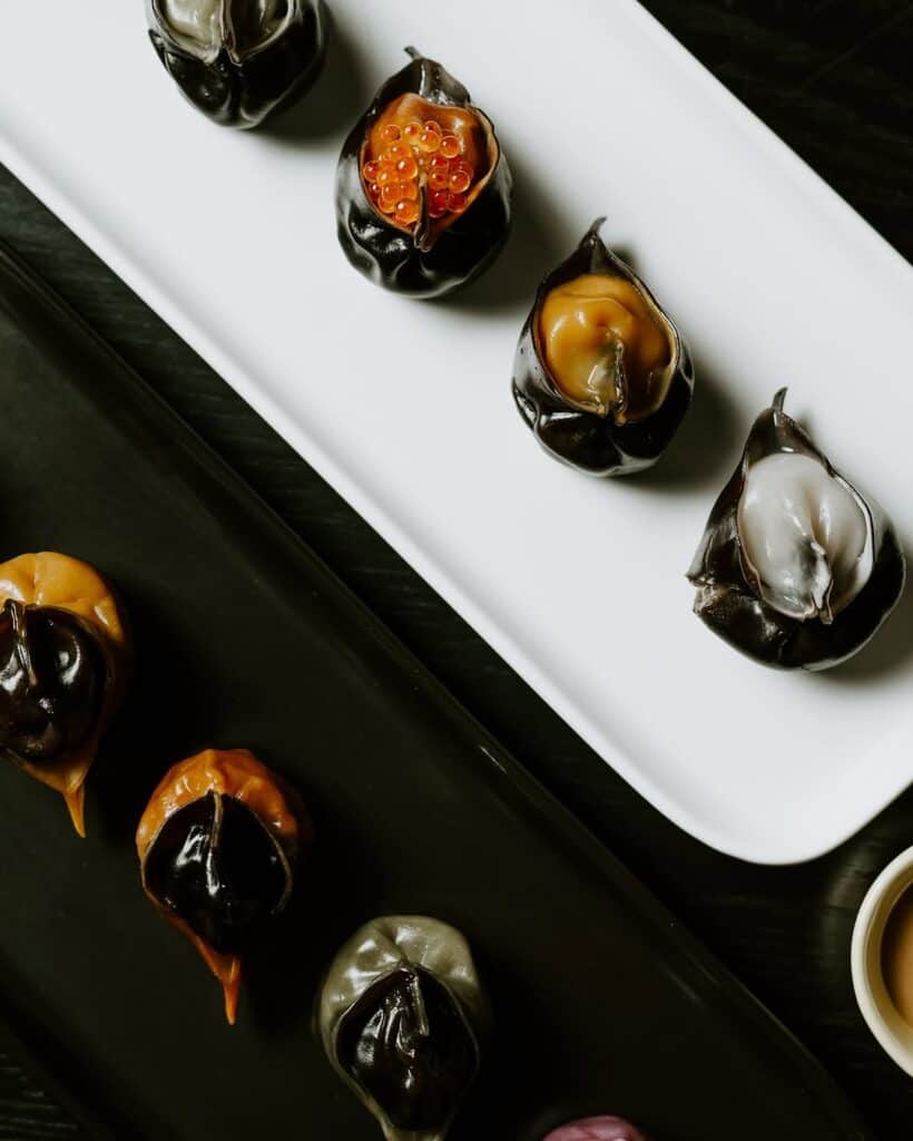 dumplings at heartlings docklands restaurant