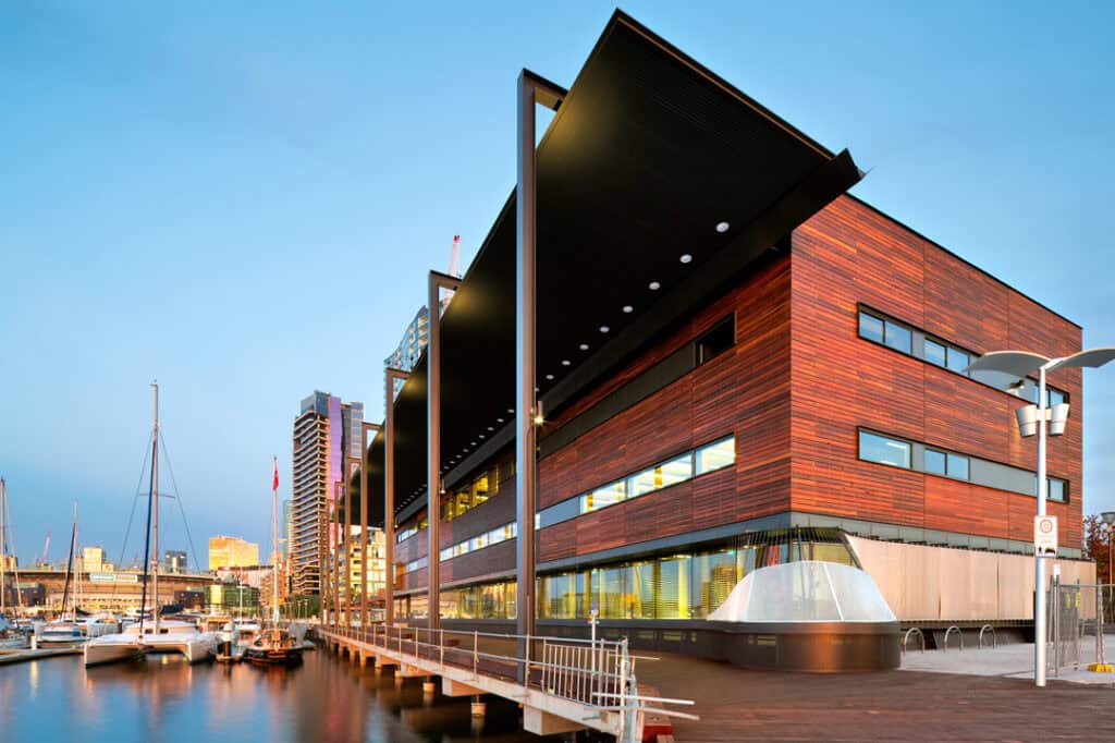 library at the docks exterior melbourne docklands library