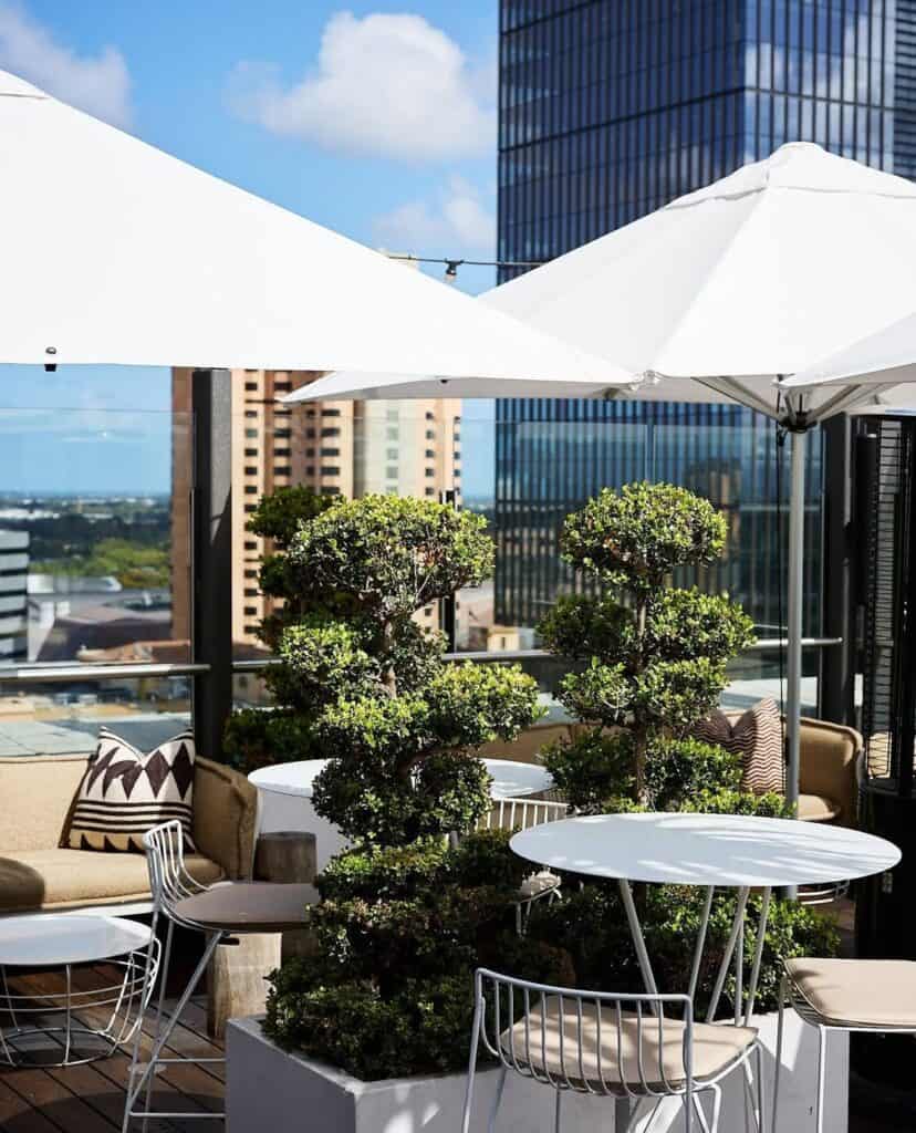 rooftop bar at 2KW adelaide