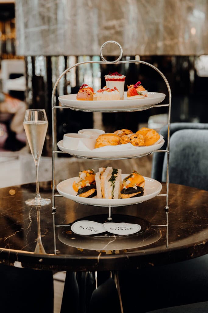 high tea at The Royce Hotel