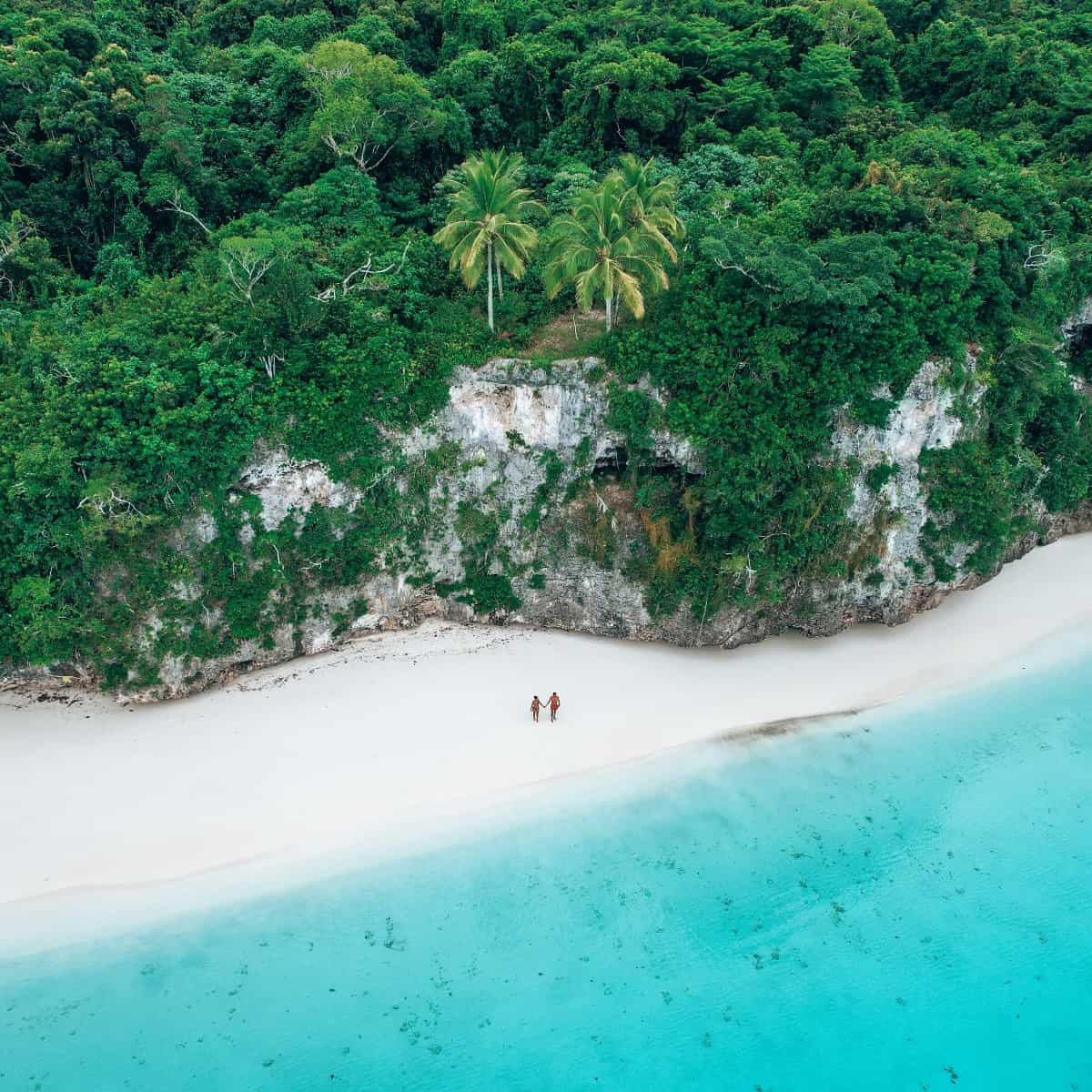 Beach on tropical island