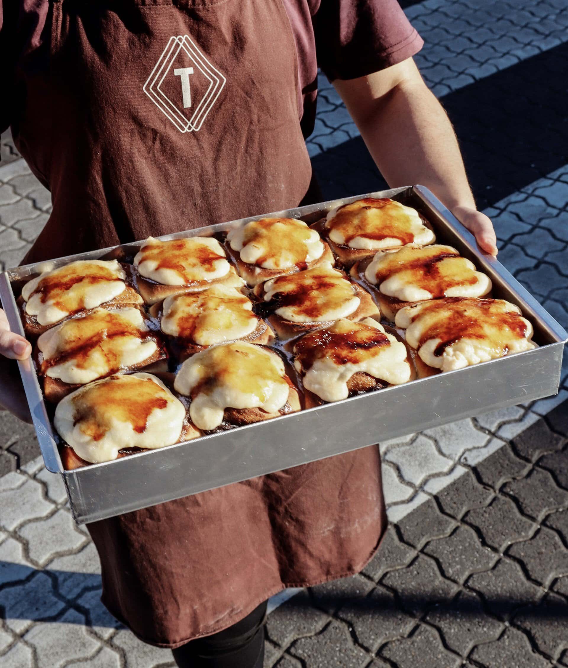 Creme Brulée Cinnamon Scrolls from Tonino in Adelaide.