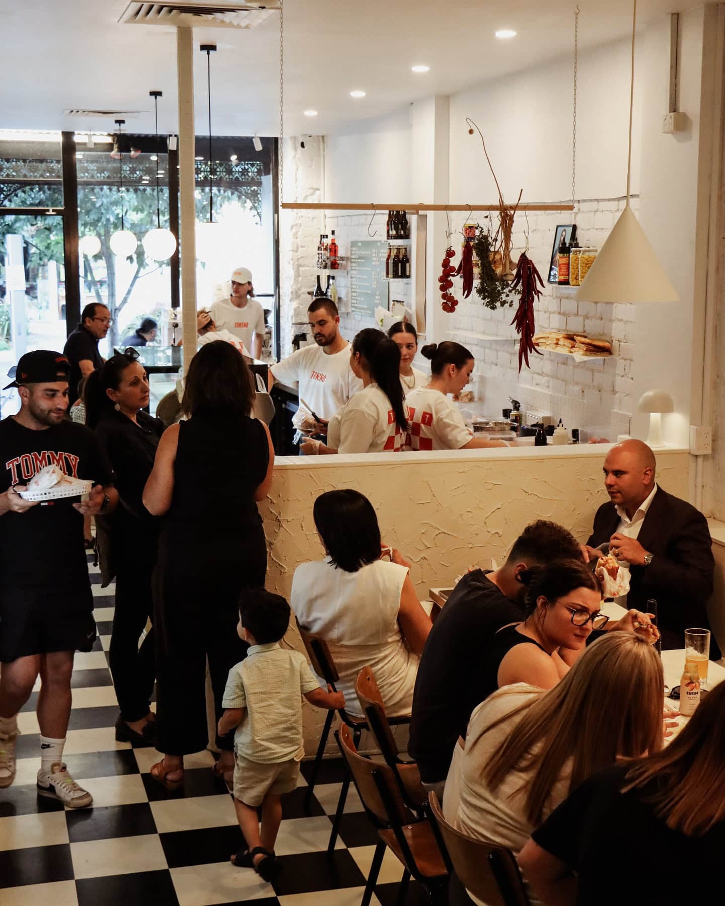 Interiors at Tonino in Adelaide.