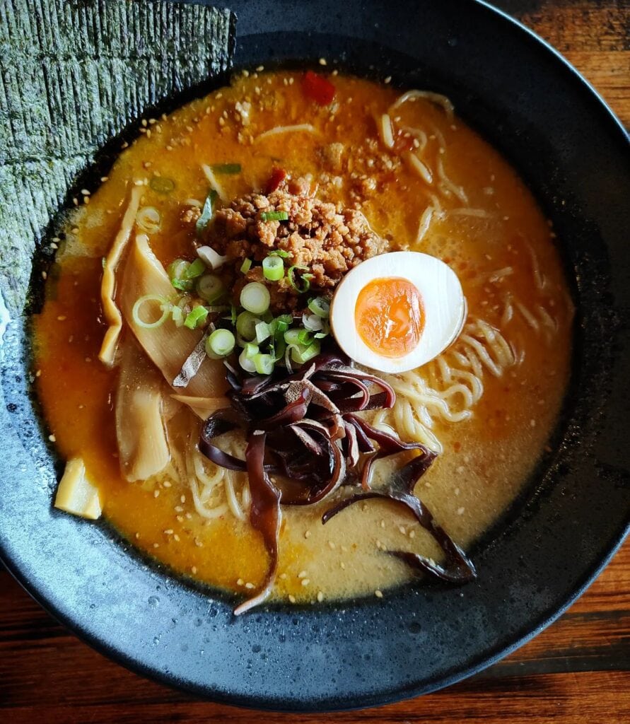 panko chan hobart bowl of spicy tan tan ramen hobart 