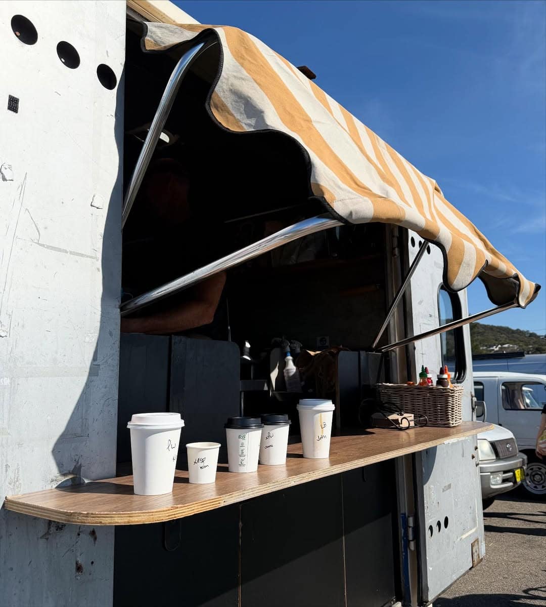 coffee van takeaway window