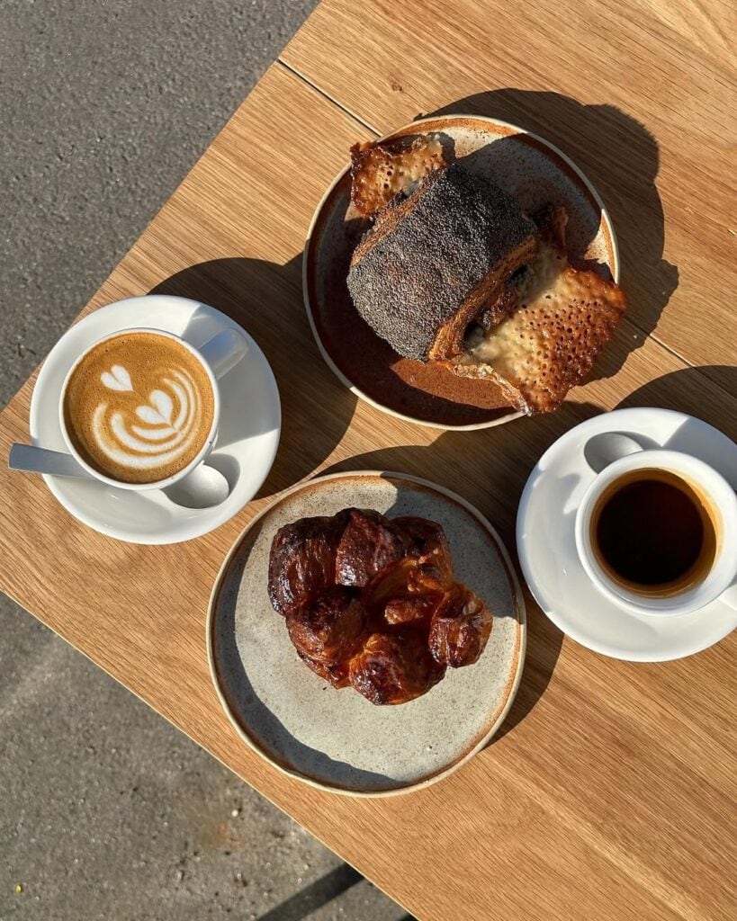 Coffee and pastries from Hart Bageri