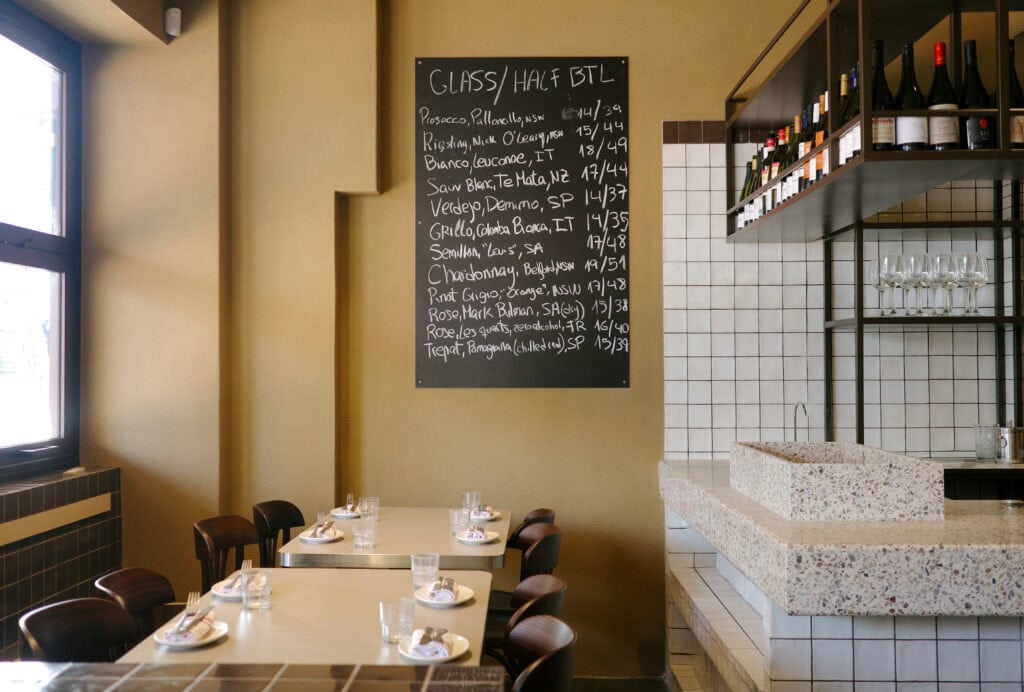 The interior of CANESS tapas bar Paddington