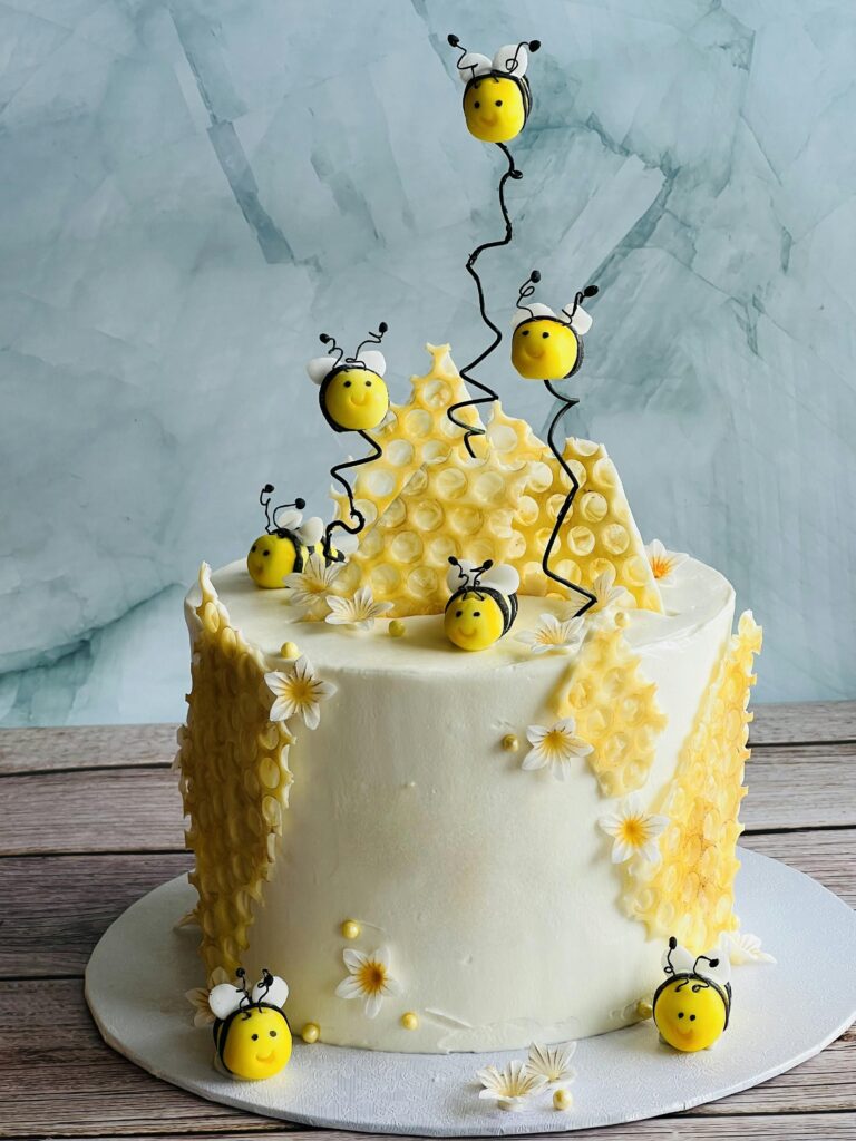 A bee cake