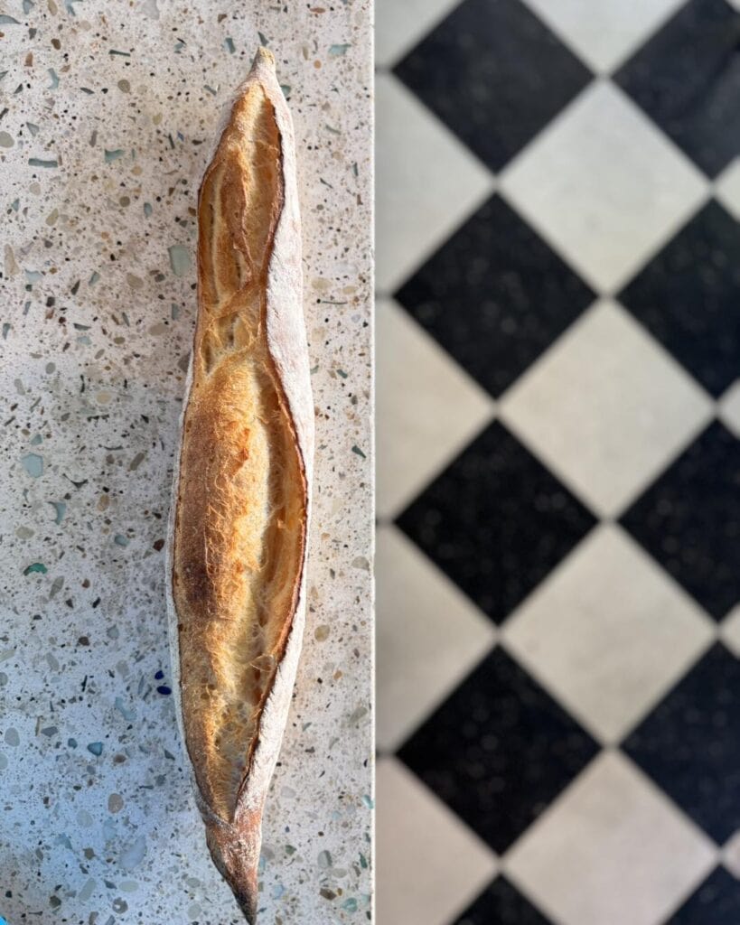 a breadstick at the bakery alice springs