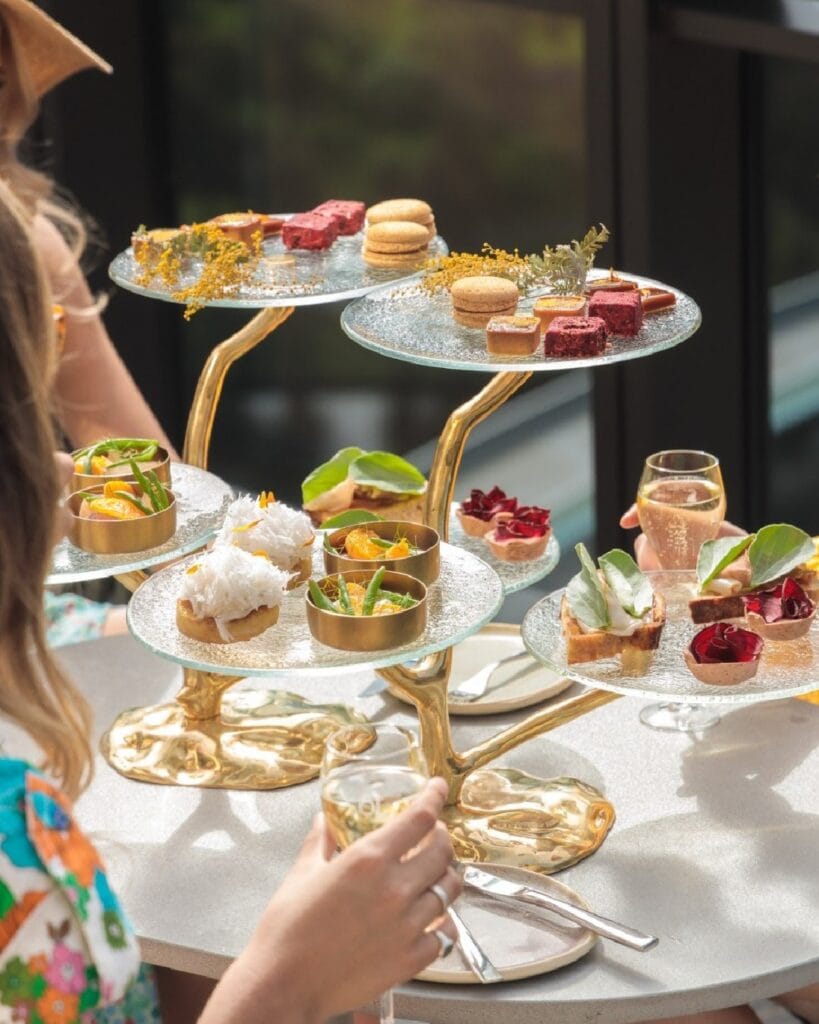 High tea at SOL Rooftop in Adelaide.