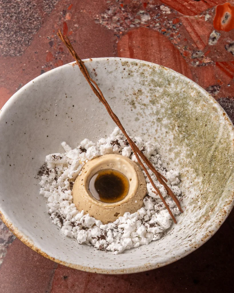 A dessert dish from Messina's new a la carte restaurant, Erin