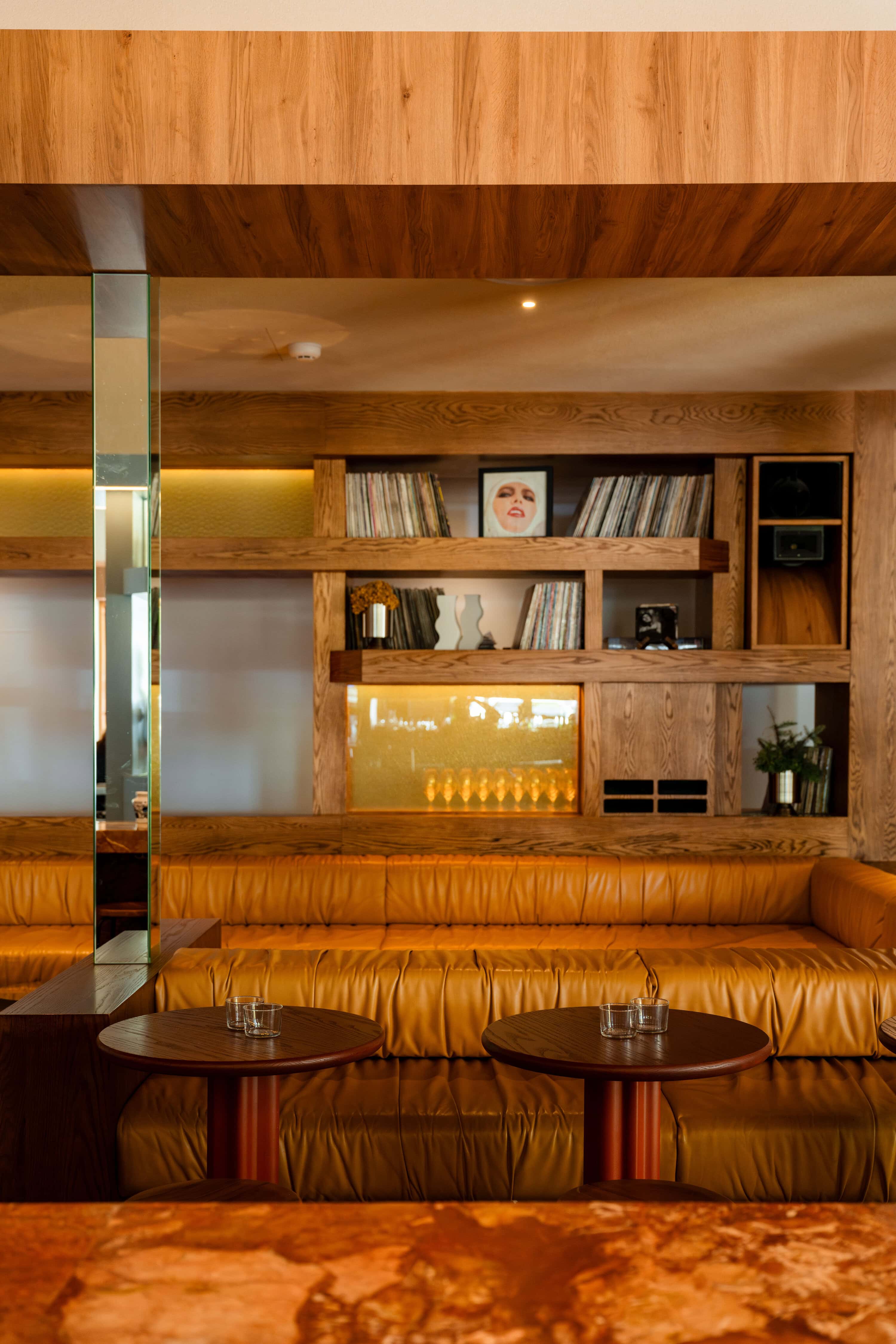 Interiors at Latteria Bar in Adelaide.